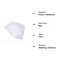 100 Pieces (9x12 Inch) Clear Plastic Bags for Packaging, Clothing & T-Shirts Strong Packing Self Adhesive Cellophane Bag